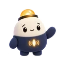Lumi waving